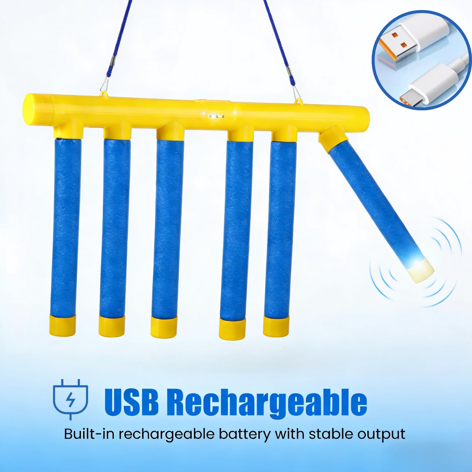 Reflective Drop Stick Challenge Game,2026 Upgrade Hand Eye Coordination Training,Hand Eye Coordination Reflex Training Toy, 3 Adjustable Speed Modes