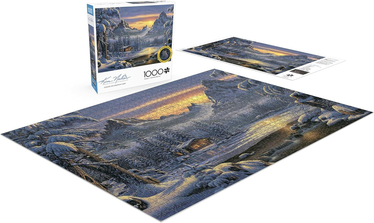 Buffalo Games Kim Norlien Lake Jigsaw Puzzles, 1000 Piece Puzzle for Adults