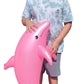 Huge 40" Pearlized Dolphin INFLATE Inflatable Pool Toy Beach Poolside Aquatic Themed Decor Birthday Party Buffet Table Decoration (Pink - 1 Pack)