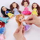 Liberty Imports 12 Pack Little Royal Princess Dolls - Mini Pocket Size Toddler Toys Fantasy Pretend Play Set with Dress, Accessories for Kids, Girls