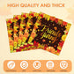 100Pcs Thanksgiving Napkins Fall Disposable Paper Napkins,Fall FriendsGiving Theme with Autumn Leaves & Pumpkins Print, Party Tableware
