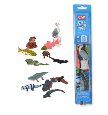 Wild Republic Nature Tube River Figurines - 13"