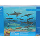 Animal Planet Sea of Sharks Playset - 14 Piece Shark Figure Set Featuring Great White, Hammerhead, Megamouth & More for Kids Ages 3+