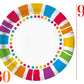 Oojami Rainbow Party Supplies Set - Serves 30 Guests Disposable Paper Plates, Cups & Napkins Colorful Birthday, Kids Party & Celebration Tableware