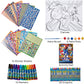 Innovative Designs Sonic the Hedgehog Creative Coloring Canvas Painting and Activity Set for Kids, 1000+ pcs