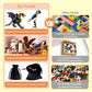 3D Magnetic Puzzle,Magnetic Animal Puzzle Toys for Adult,ParrotModel Collectible Novelty Desk Decor Toy