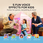 myFirst Voice 2 - Kids Mini Karaoke Machine with Wireless Microphone and Voice Changer for Kids, Portable Bluetooth Speaker, Christmas Toys Gifts for