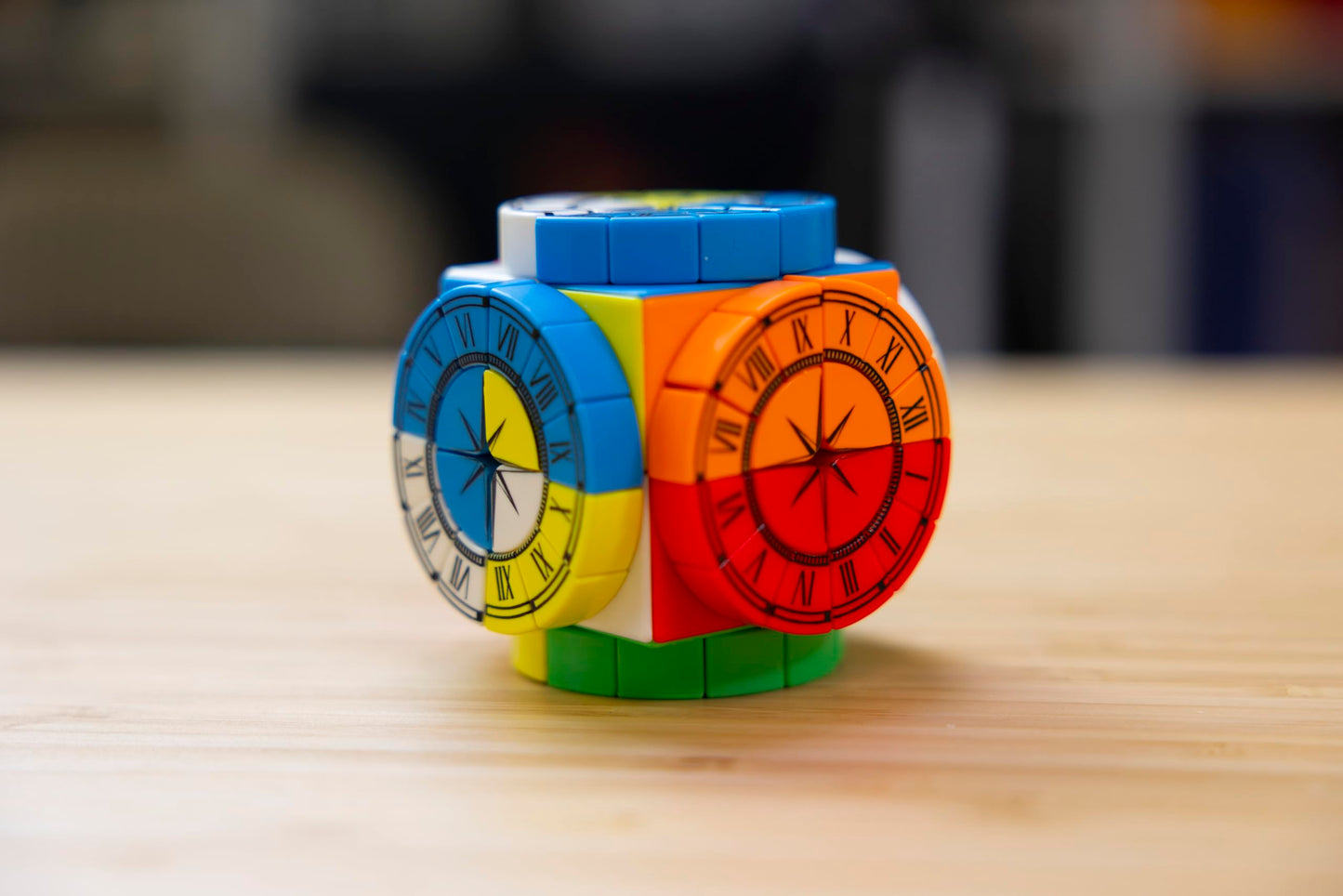 iYallow Time Machine Speed Cube 2x2 (Roman Numerals)