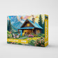 Springbok Mountain Cabin Retreat 500 Piece Jigsaw Puzzle for Adults