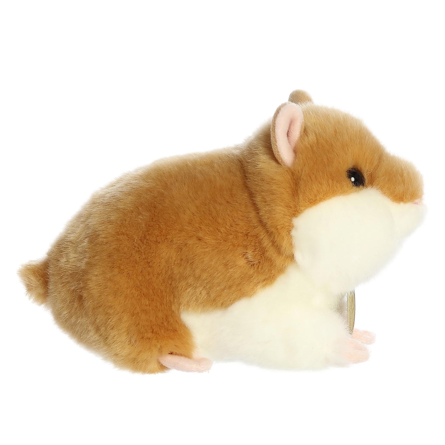 Aurora® Realistic Miyoni® Hamster Stuffed Animal - Lifelike Details Make a Cherished Companion - Perfect for Decorating Bedrooms or Classrooms - Brown