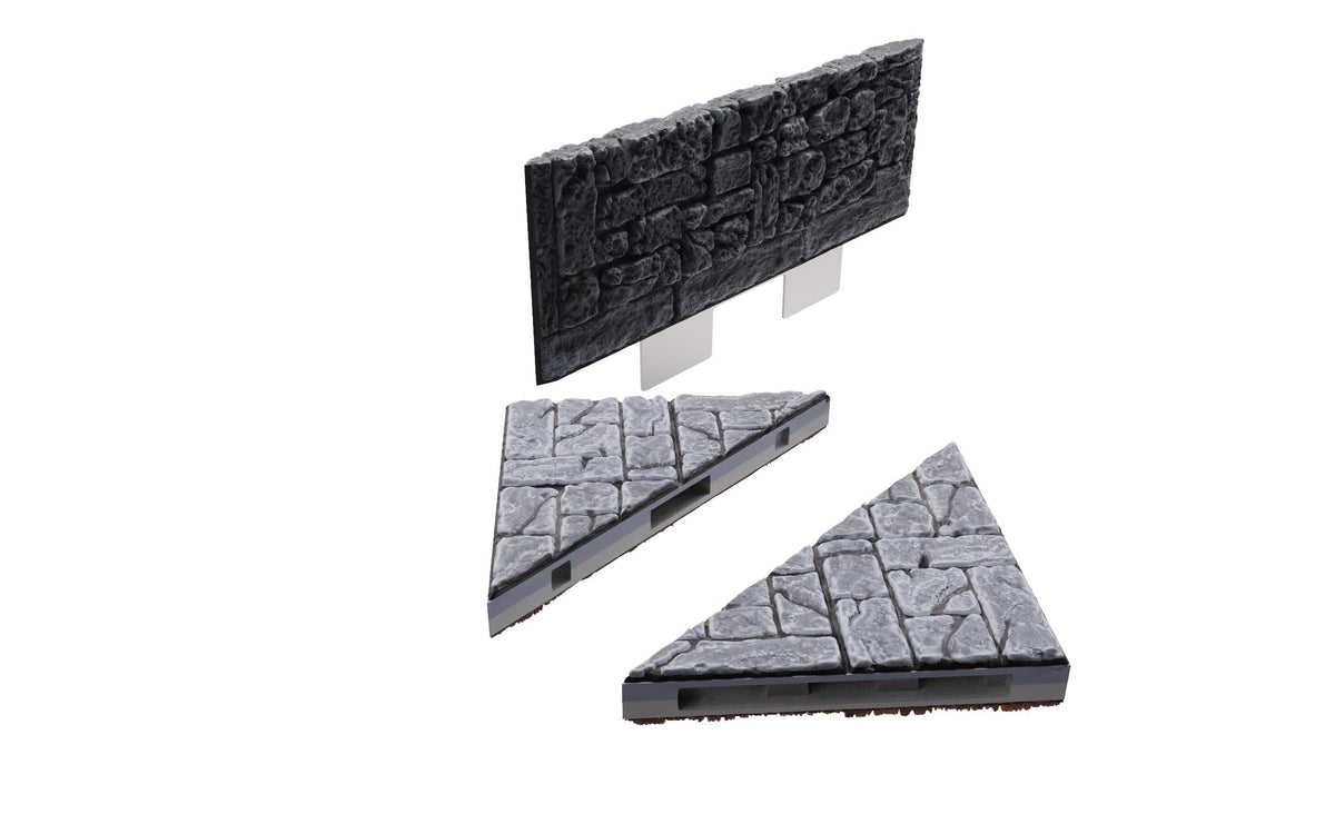 WizKids Warlock Tiles: Expansion - Dungeon Tile III Angles