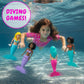 Kiddie Play Mermaid Bath Toys 4 Wind-Up Mermaid Dolls Pool Swim Toys for Kids Toddlers Mermaids Gifts for Girls