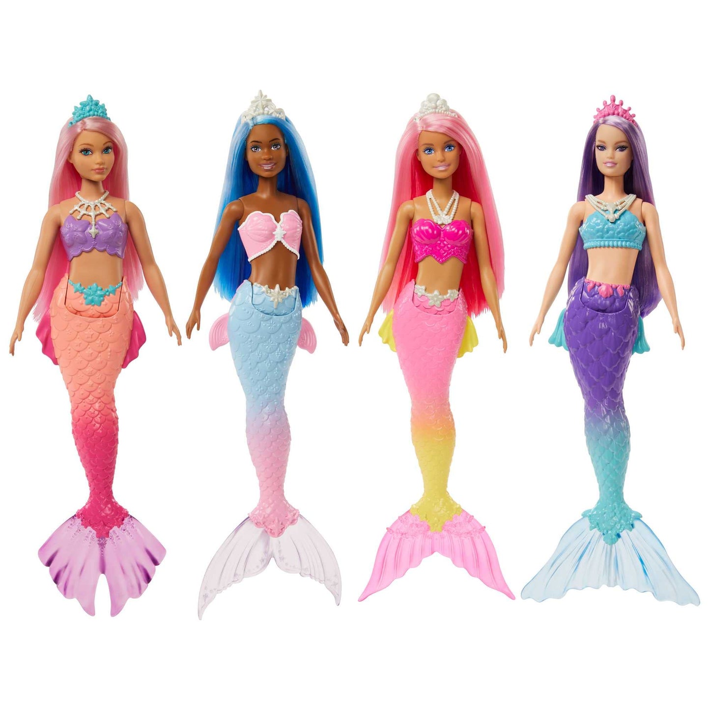 Barbie Dreamtopia Mermaid Doll with Purple Hair, Blue & Purple Ombre Tail & Headband Accessory