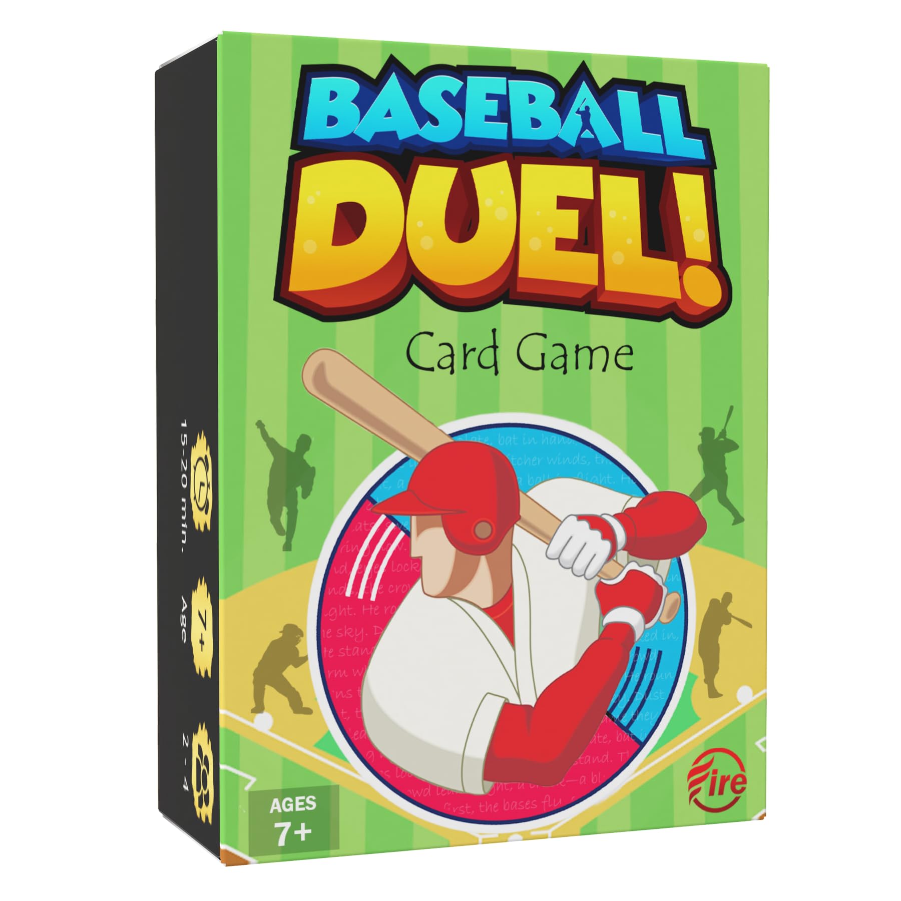 BASEBALL DUEL! Card Game - Fast-Paced Puzzle & Strategy Baseball Game for Kids, Teens & Adults | 2-4 Players or Team Play | Ages 7+ | Little League