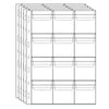 Coin Collecting Pages 5 Sheets 12 Pockets Standard 9Hole Coin Pocket Inserts Collecting Sleeves for Coins Uncle Paul CS03512