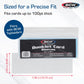 BCW Booklet Card Sleeves - 50 Pack | Crystal Clear Polypropylene Sleeves for Ultimate Preservation and Display | 7 3/8 x 2 5/8 Inches | Acid-Free