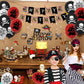 Pirate Party Decorations - Pirate Birthday Banner, Balloons, Cake Toppers & Hanging Swirls for Men, Boys & Kids