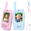 Video Walkie Talkies for Kids, Rechargeable Kids Walkies Talkies 2 Pack, Indoor Outdoor Toys for Game Party Camping, Christmas Birthday for Aged 3 4 5