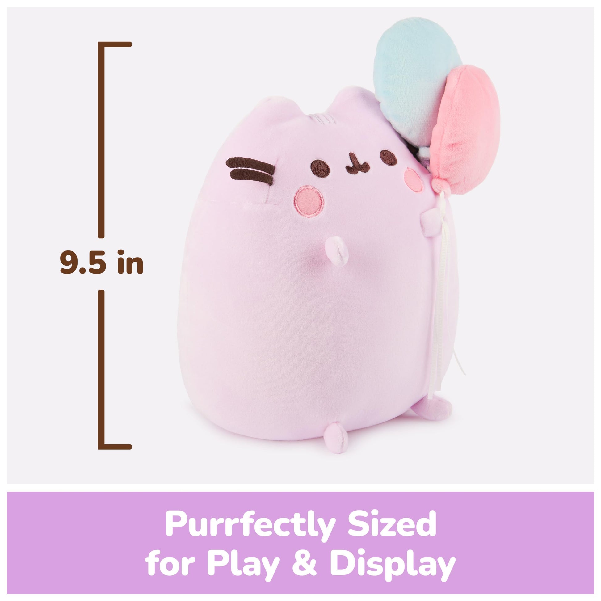 GUND Pusheen 15th Anniversary Special Edition Squisheen Plush Toy; Ages 1+
