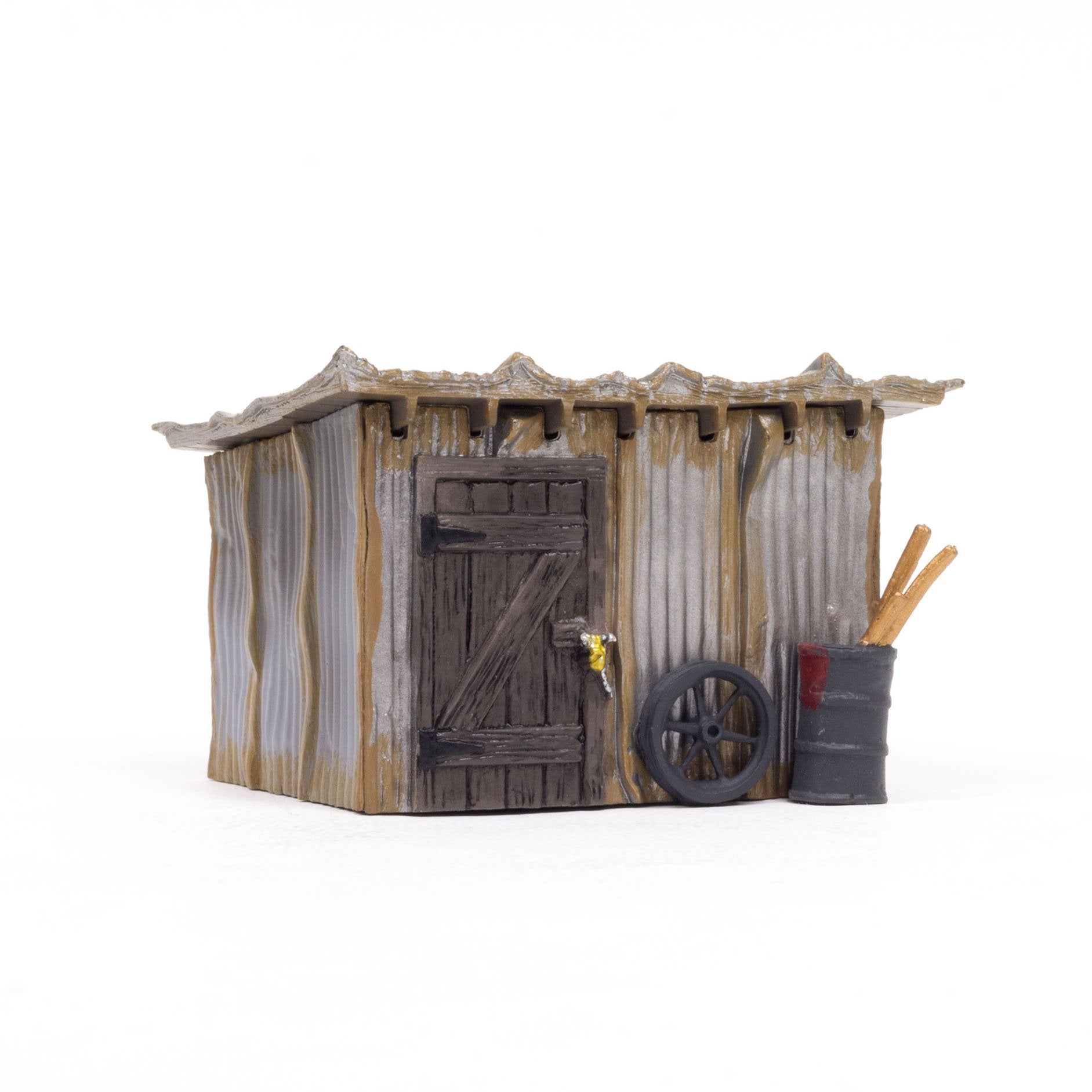 Woodland Scenics WOOBR5856 O Built-Up Tin Shack