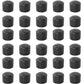 SQXBK Foosball End Cap 30PCS 15.8mm Black Foosball Table Rod Safety Rubber End Caps Flexible Pipe Post Rubber Cover Tip Protectors