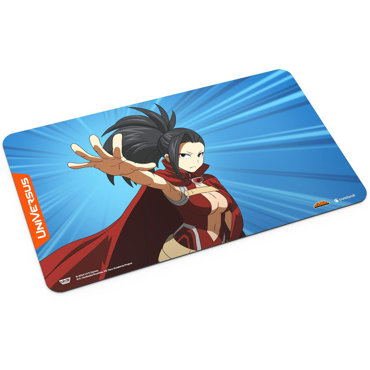 UniVersus My Hero Academia: Girl Power- Momo Yaoyorozu Playmat - 24 x 14 Neoprene Mat, Tabletop Card Game Accessory, UVS Games, Officially Licensed
