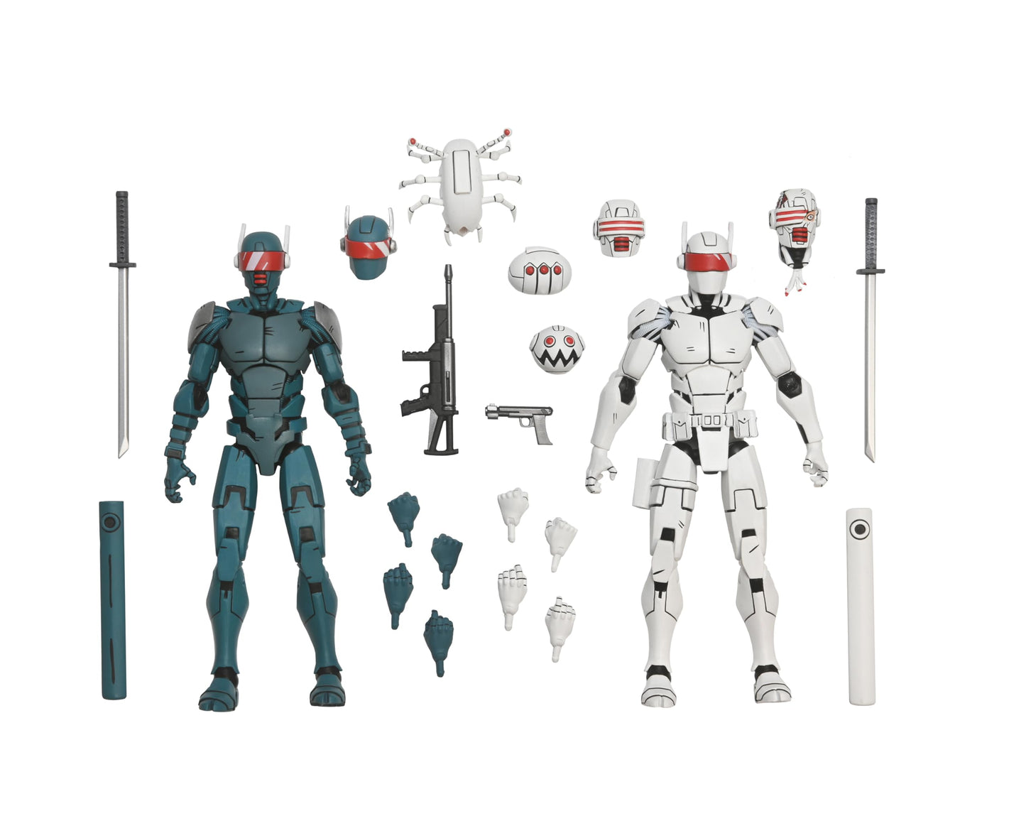 NECA Teenage Mutant Ninja Turtles (The Last Ronin) - 7" Scale Action Figure - Synja Robots 2 Pack