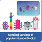 hand2mind Numberblocks Friends Six to Ten Figures - Official Licensed Character Action Figure Set, Numbers and Counting Figurines, Pretend Play Toys