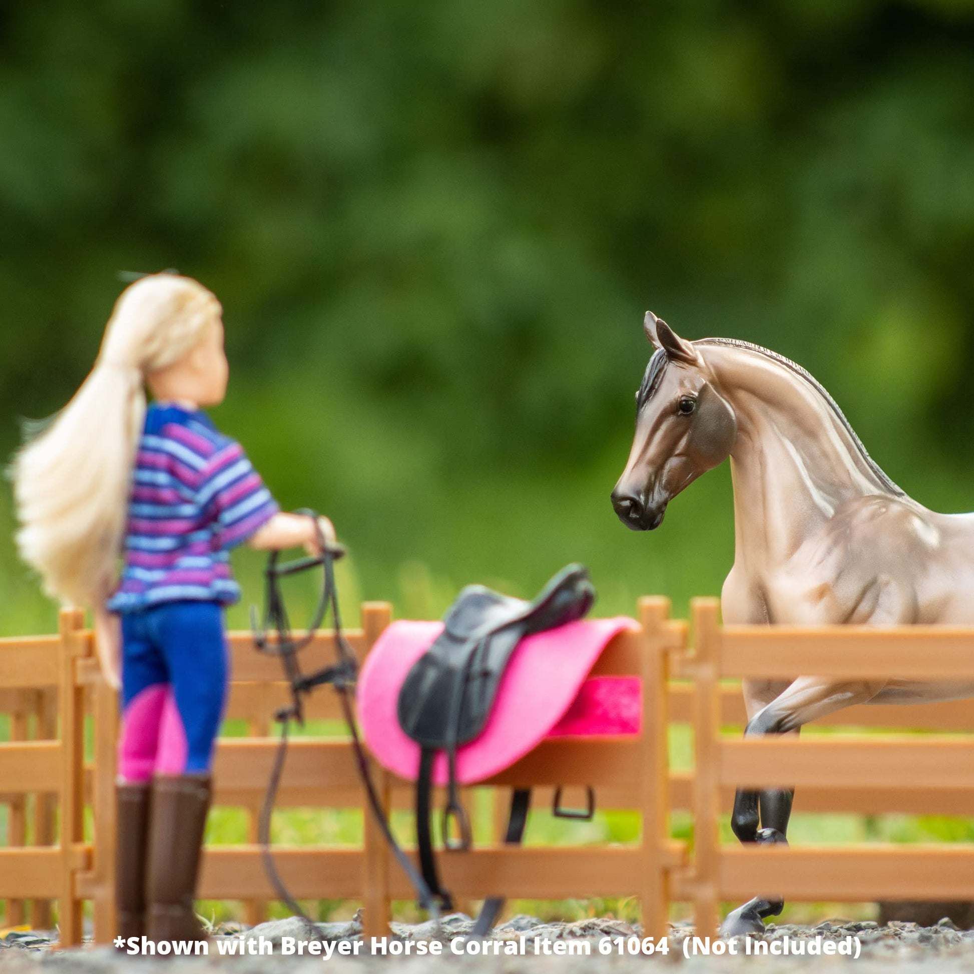Breyer Freedom Series (Classics) English Horse & Rider Doll Set | (1:12 Scale) | Model #61114,Multicolor