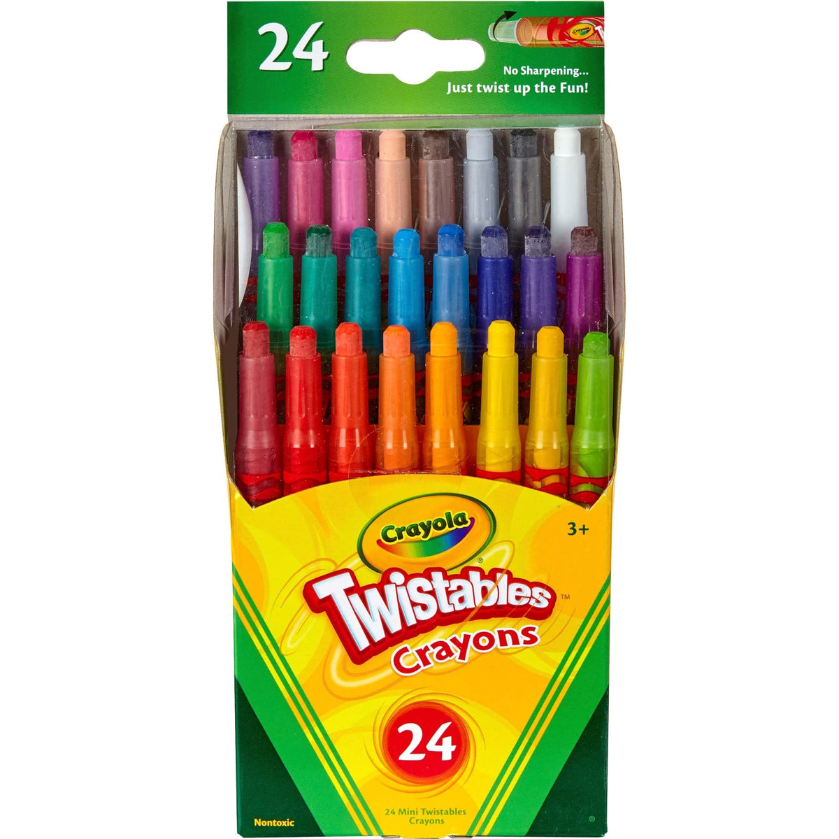 Crayola 52-9724 Mini Twistables Crayons 24 Piece Assortment