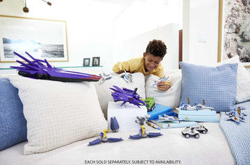 Mattel Disney Pixar Lightyear Hyperspeed Series Mini Action Figure & Toy Vehicle Set, Buzz Lightyear & XL-15 Spaceship