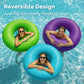 Funscape 3PCS Large Inflatable Pool Float Rings, 44" Swimming Tube W/Handle