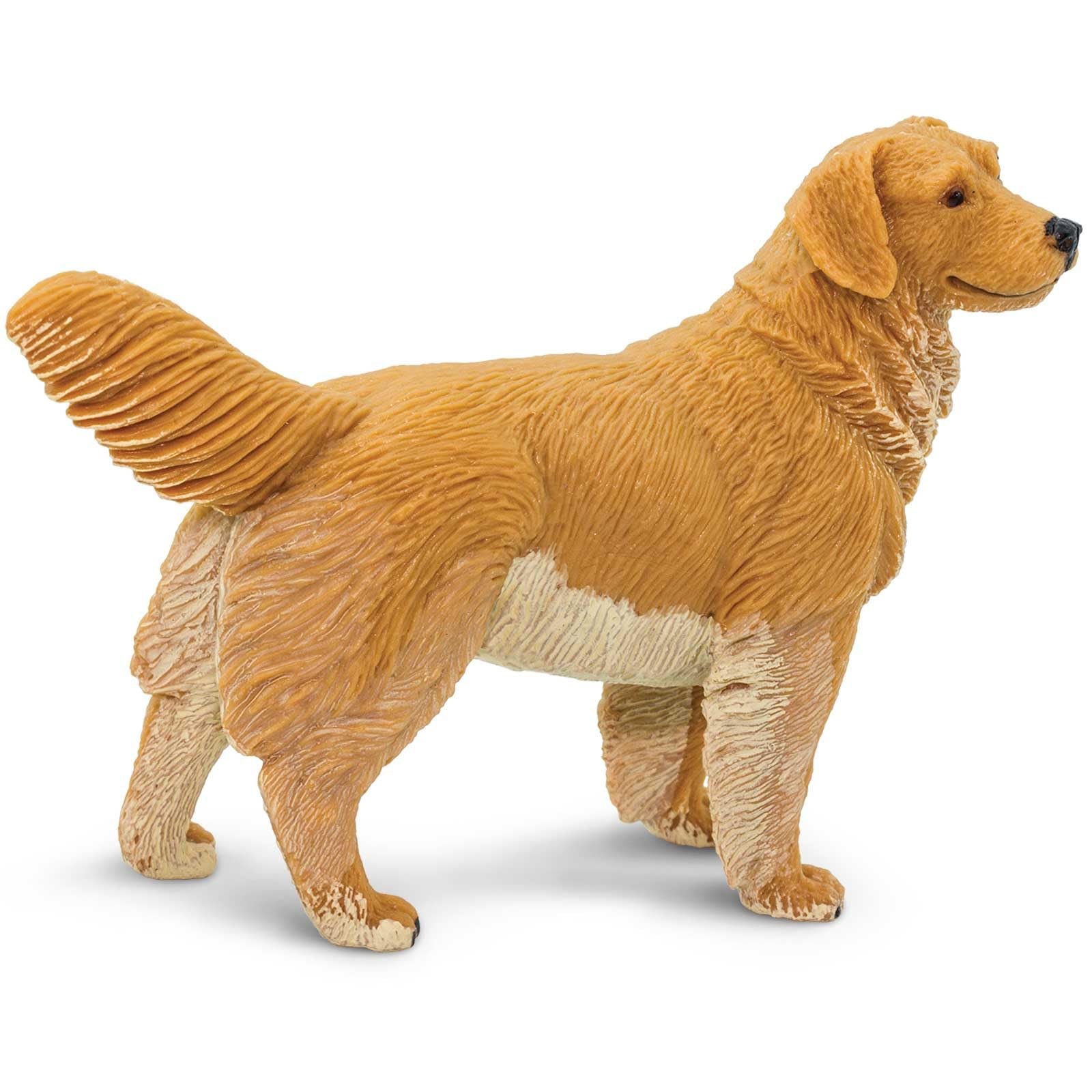 Safari Ltd. Golden Retriever Figurine - Detailed 4.5" Plastic Model Figure - Fun Educational Play Toy for Boys, Girls & Kids Ages 1+