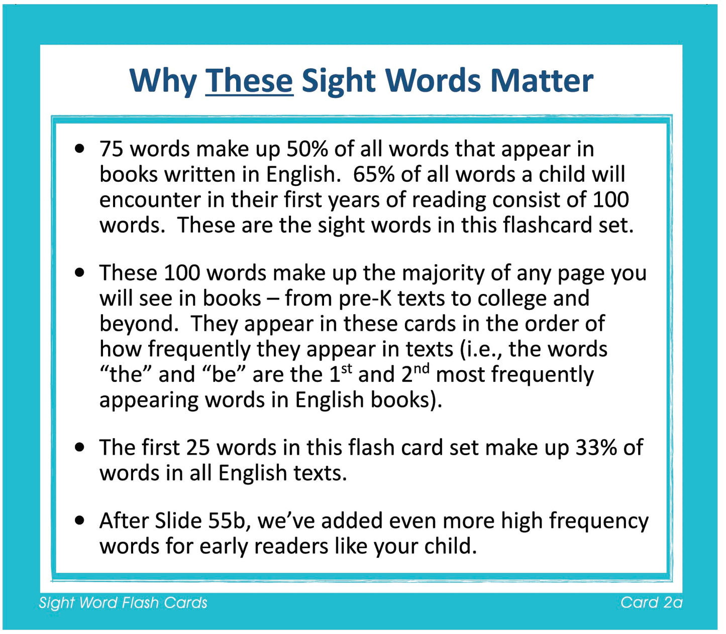 TestingMom.com Sight & Vocabulary Flash Cards - Ages 4-10, High-Frequency Reading Words