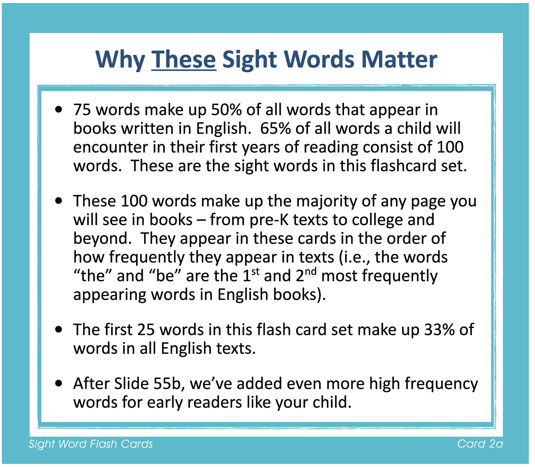 TestingMom.com Sight & Vocabulary Flash Cards - Ages 4-10, High-Frequency Reading Words