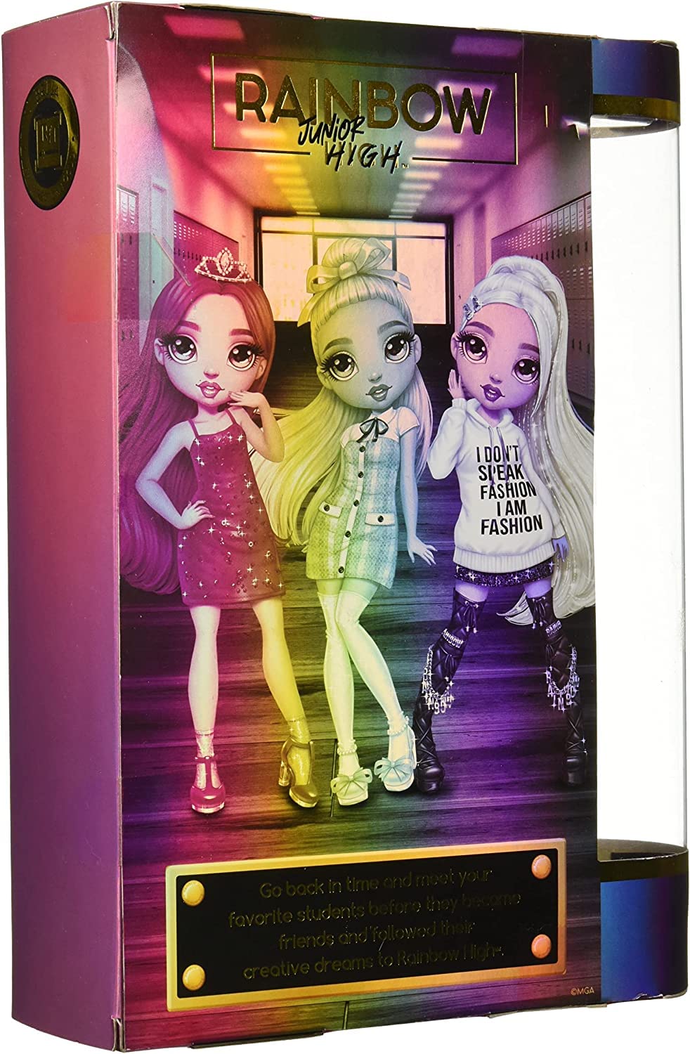 Rainbow High Jr High Series 2 Bella Parker- 9" Pink Posable Fashion Doll with Designer Accessories and Open/Close Backpack. Great Toy Gift for Kids