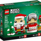 LEGO BrickHeadz Mr. & Mrs. Claus 40274 Building Kit (341 Pieces)