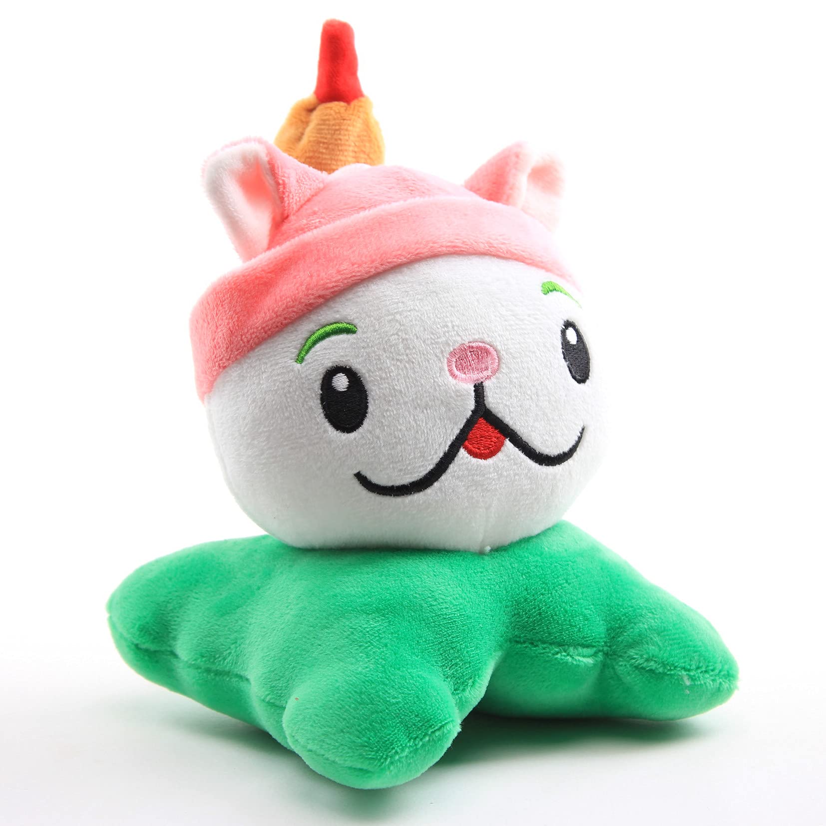 Laruokivi Plants Plush Toys Figures Doll Cattail & Happy Sunshroom & Spring Bean 3pcs Set Kids Gift
