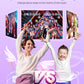 HAPHOM Dance Mat for Girls Boys - Wireless Dance Pad for TV with Camera, Plug and Play Double User Dance Mat Game, Danceing Mat for Family Games