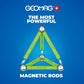 Geomag Classic Magnetic Toys for Kids Ages 8+, 25pc Educational STEM Magnets for Kids - Swiss-Made Magnetic Blocks, Tiles and Building Toys from 100%