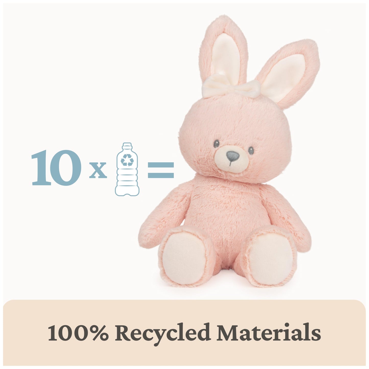 GUND Baby Sustainably Soft Bunny 13” Rabbit Stuffed Animal
