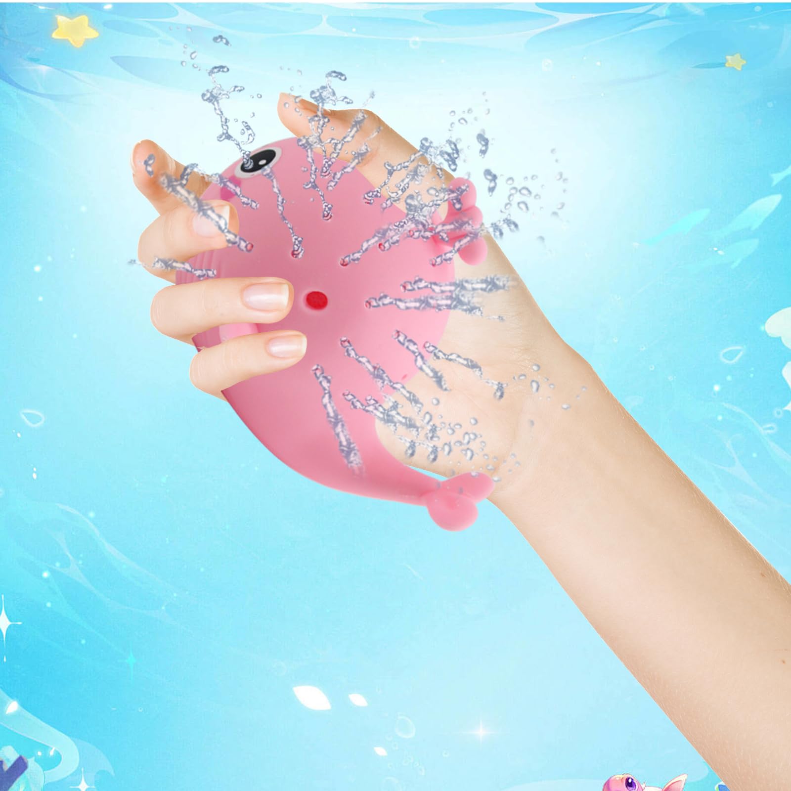 12 pcs Funny Octopus Floating Pool Toys,Octopus Water Balls, Balls Baby Bath Toys,Swimming Pool Floating Swim Toys Outdoor Activity & Game