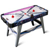 Goplus 54" Air Hockey Table, Hockey Game Table w/LED Scoreboard, Lights, 2 Pucks, 2 Pushers, Powerful 12V Motor, Indoor Powered Arcade Style Table