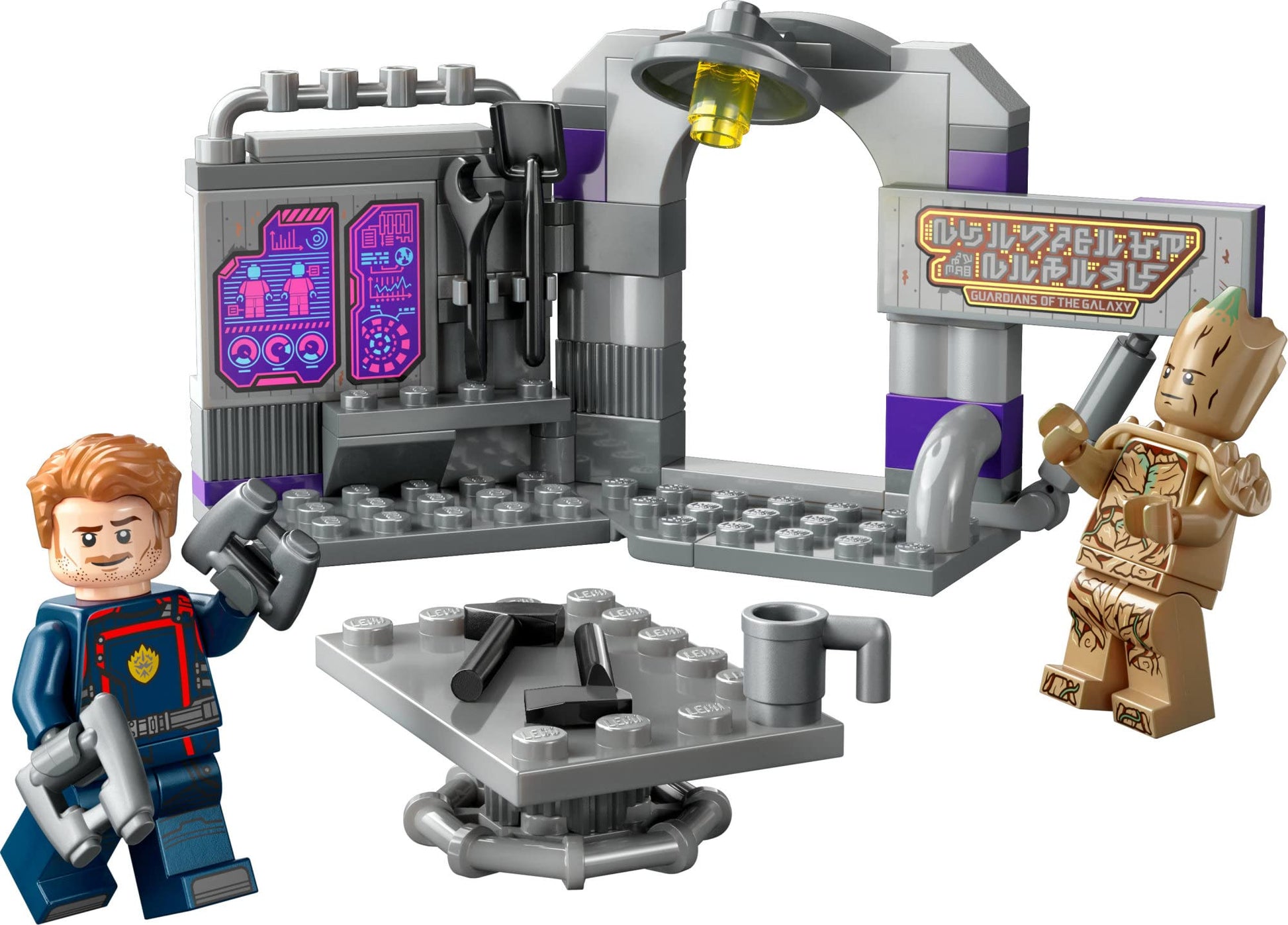 LEGO Marvel Guardians of The Galaxy Headquarters 76253, Super Hero Building Toy Set from Guardians of The Galaxy 3 with Groot and Star-Lord