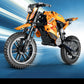 QISHOUTING 1:8 Scale Off-Road Dirt Motorcycle Building Set for Adults,with Display Sand, Dirt Bike Building Kits, Birthday for Adults(506PCS)