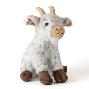 The Petting Zoo Goat Stuffed Animal Plushie, Gifts for Kids, Wild Onez Farm Animals, Goat Plush Toy 12 inches