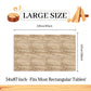 XINDE Wood Grain Plastic Tablecloths, 2PCS Wood Grain Tablecover Wood Print Tablecloth Brown Vintage Party Table Covers for Kitchen Dining Room