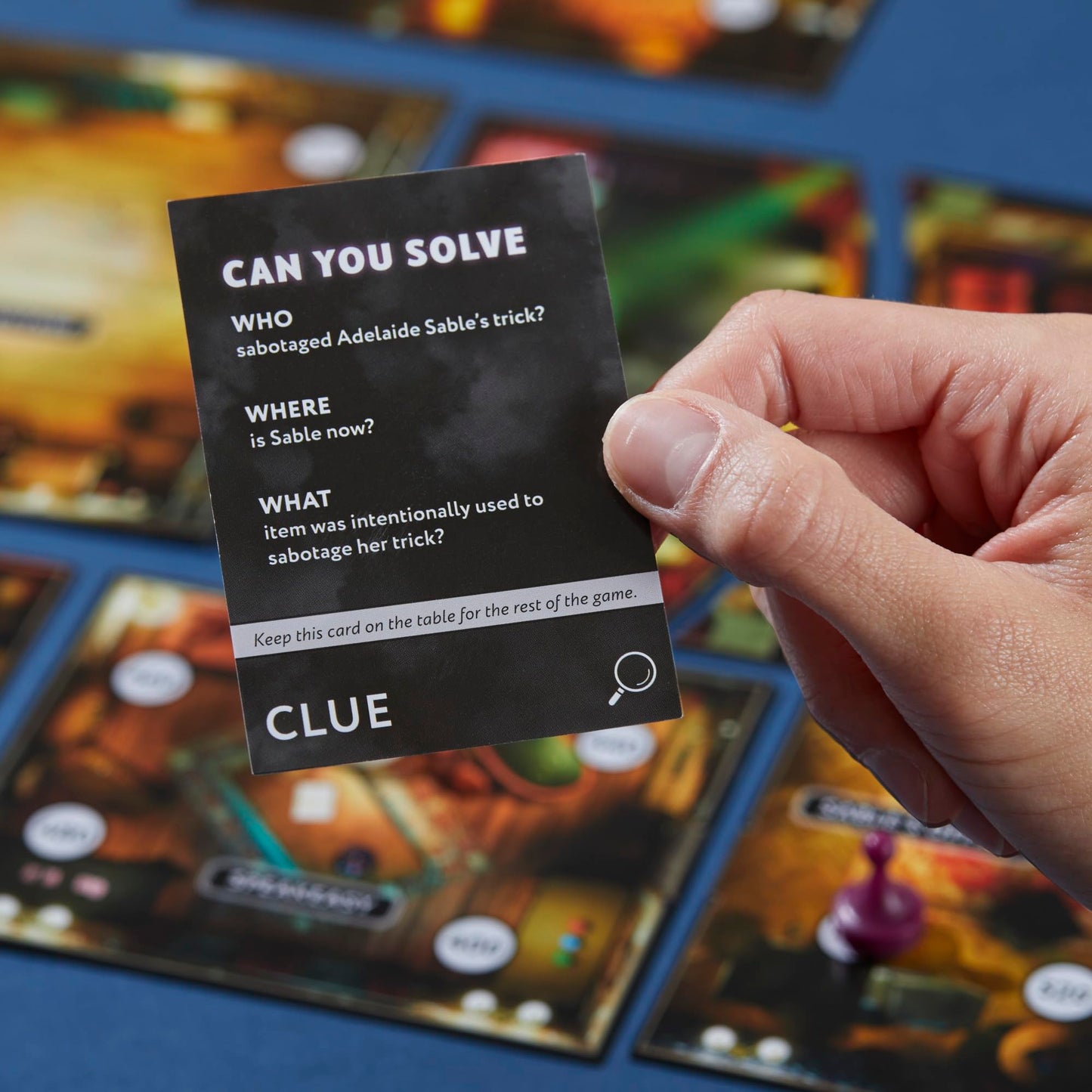 Clue Escape: The Illusionist’s Club Board Game | Escape Room Family Game | 1-Time Solve Mystery | Ages 10+ | 1-6 Players | Difficulty 4 | 90-120 Mins