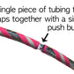 Glow in The Dark Hula Hoop Made for Adults and Kids and Best for Hoop Dance, Tricks and Fun (34" Hoop Size and Weighs 9.8 oz) (Pink Matrix)