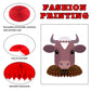 Cow Country Western Bull Riding Bull Rider Competition Honeycomb Centerpieces Farm Animals Theme Decor Decorations for Boys Girls Baby Shower Cow
